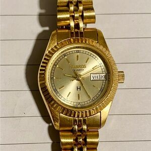Helbros ladies Gold tone Women's Quartz Watch